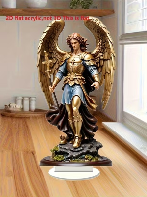 ArcángelMiguel-1 Estatua de Arcángel Miguel en Acrílico