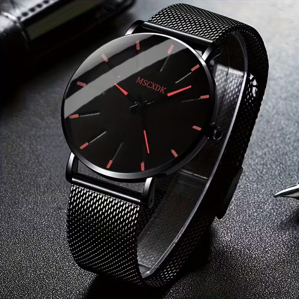 RelojCuarzo-3 Reloj de Cuarzo Redondo Elegante