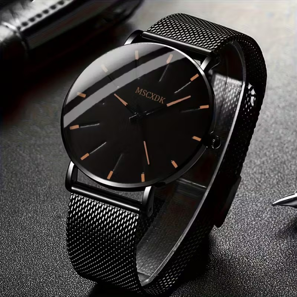 RelojCuarzo-5 Reloj de Cuarzo Redondo Elegante