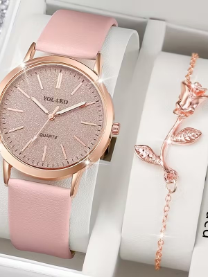 Relojescarchado-1 Reloj de Cuarzo con Esfera Escarchada