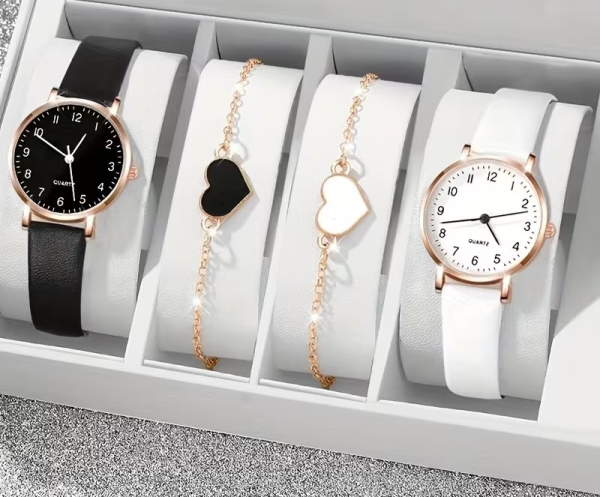 Relojpu-1 Conjunto de Reloj para Mujer con Esfera