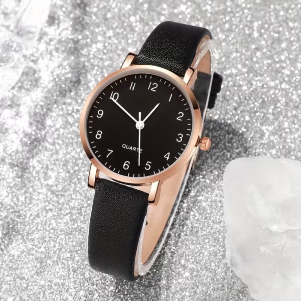 Relojpu-3 Conjunto de Reloj para Mujer con Esfera